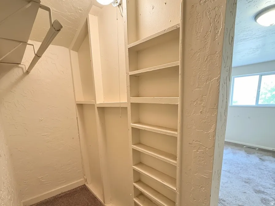 Lots of large closet spaces.