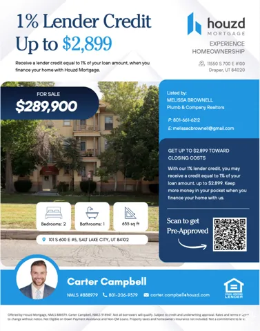 101 S 600 E #5, Salt Lake City, Utah 84102