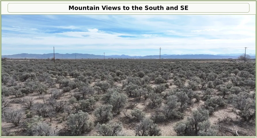 Expansive natural landscape with distant mountain range