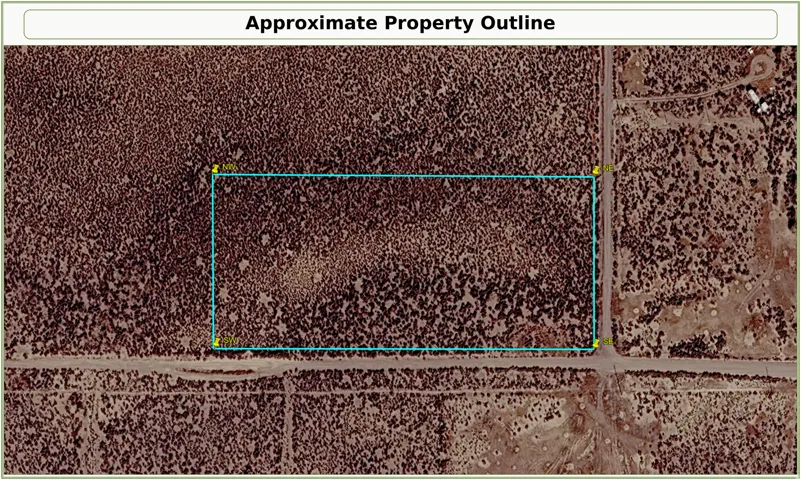 Approximate Property Outline. Illustrating the property boundaries on an aerial image