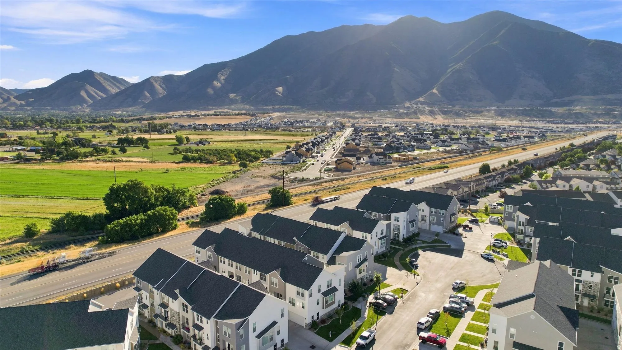 Beautiful are close to Spanish Fork Canyon.