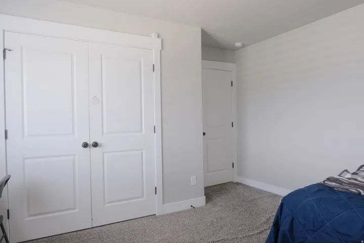 Light-toned wall paint throughout