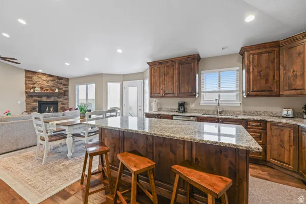 Kitchen and dining large enough for all occasion entertaining.