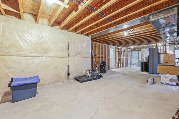 Unfinished basement to make your own.