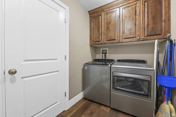 Washer and dryer are included