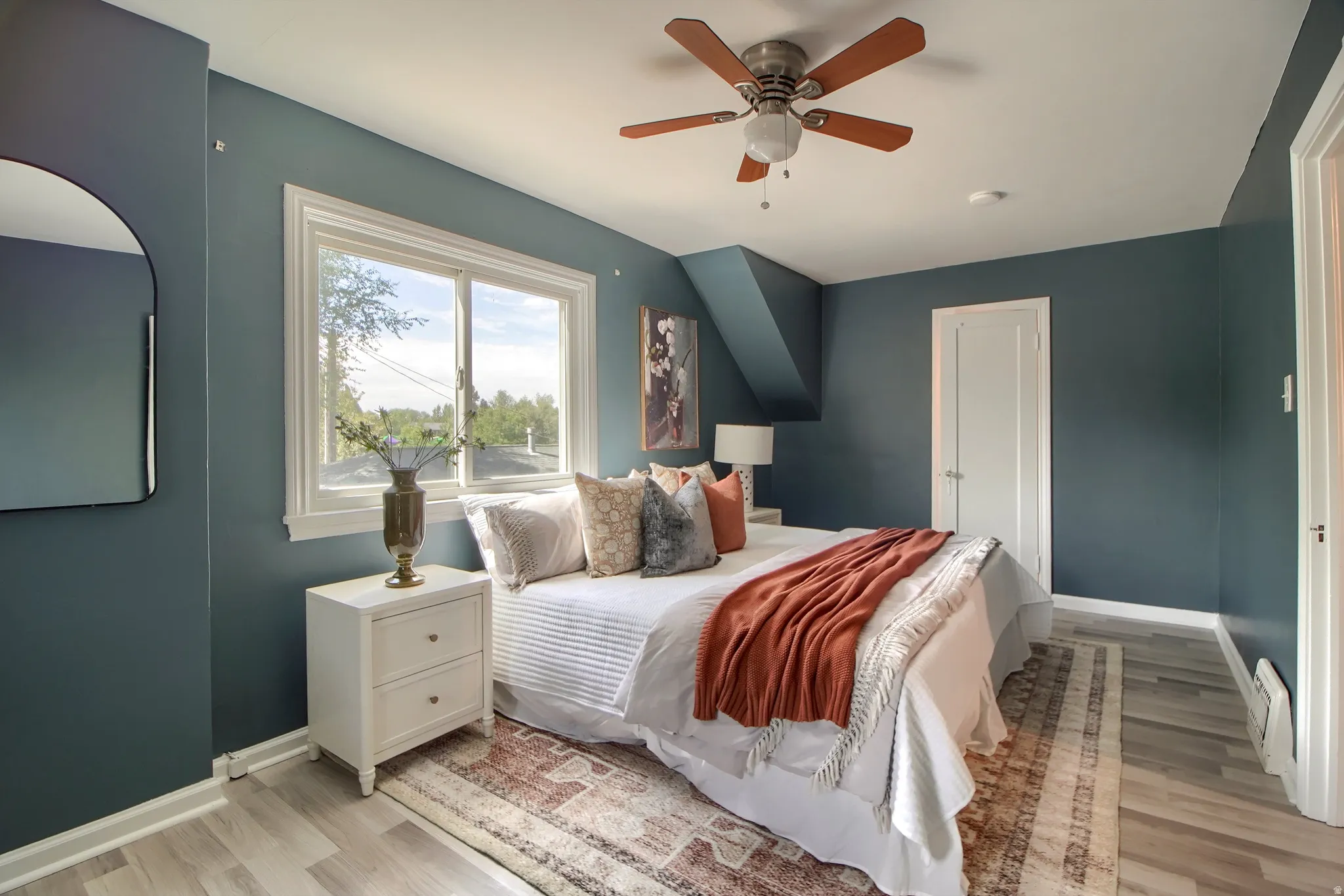 Window with white trim