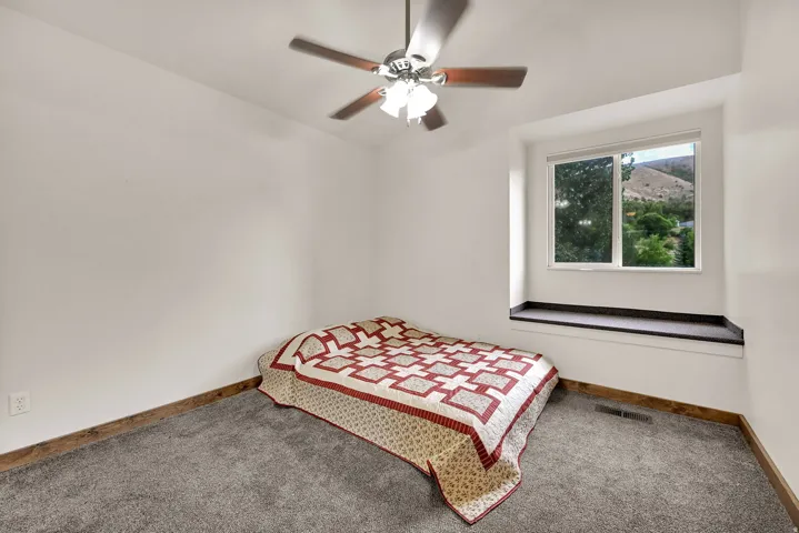 Recessed window featuring a built-in sill