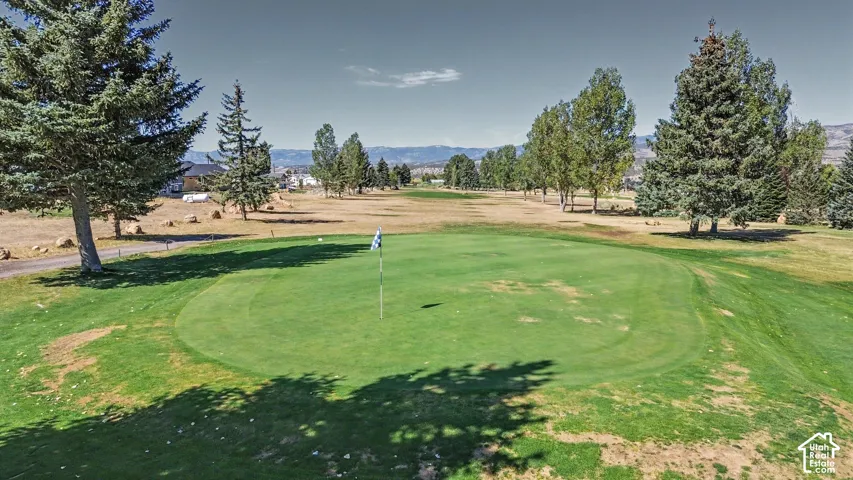 Community golf course.