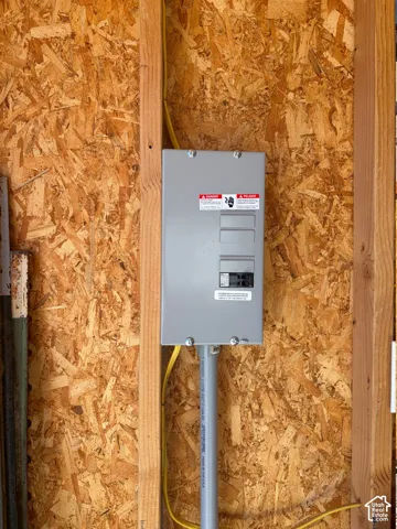 Power box in shed