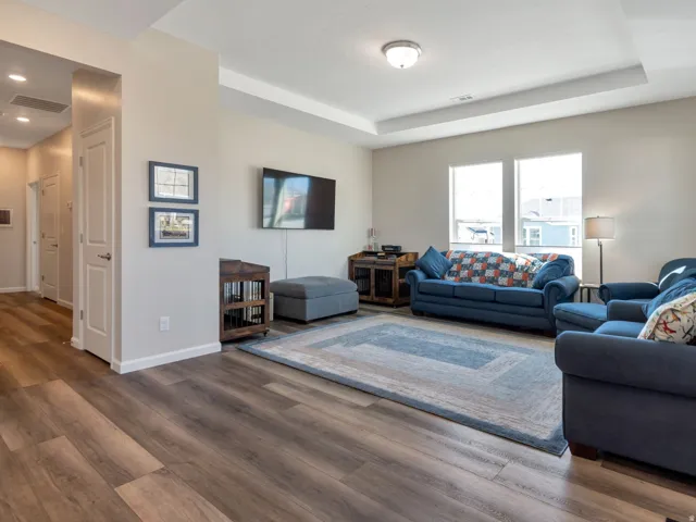 As you enter into the home. Great Room area.
