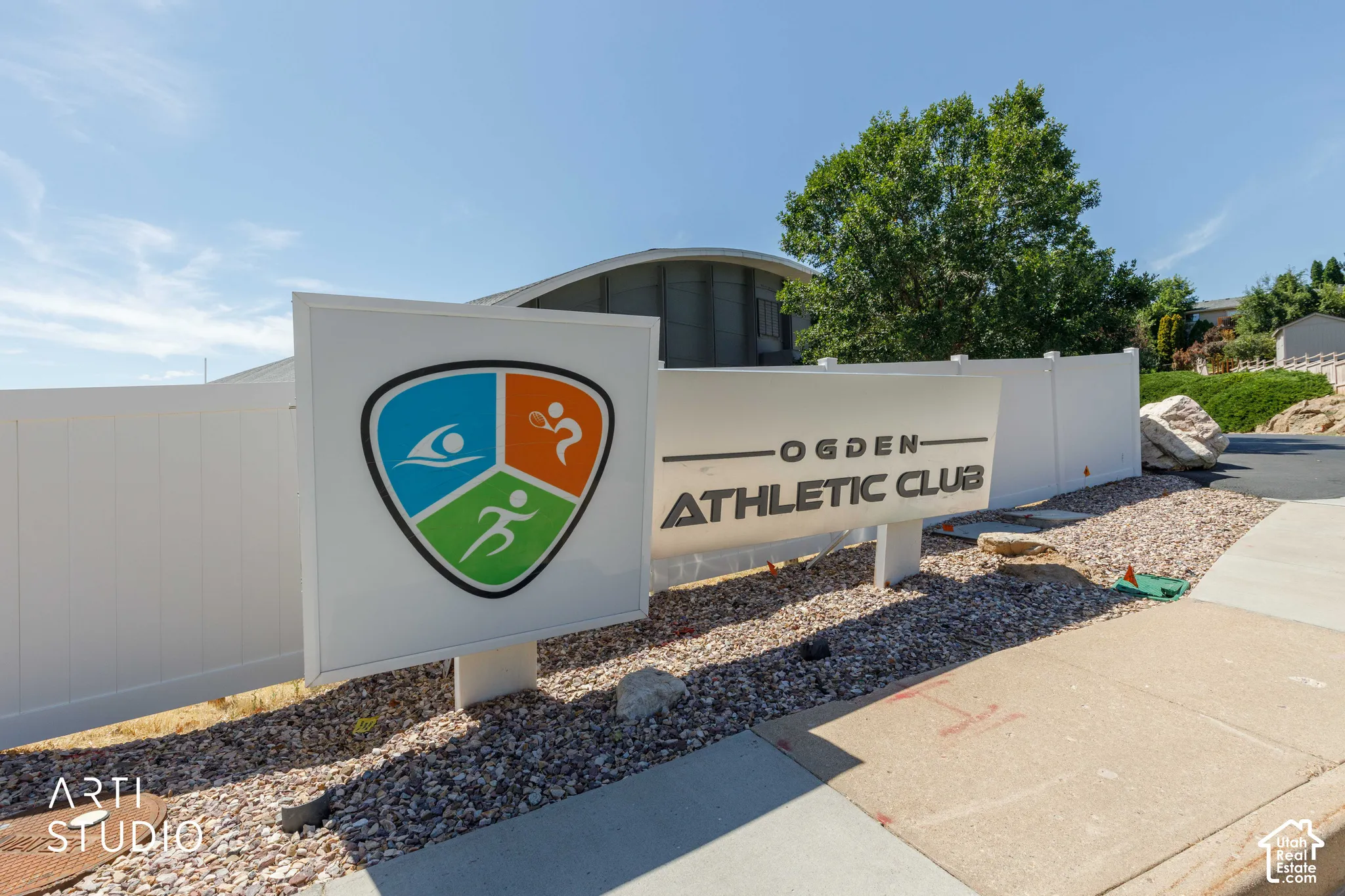 The Athletic club is next door and within walking distance