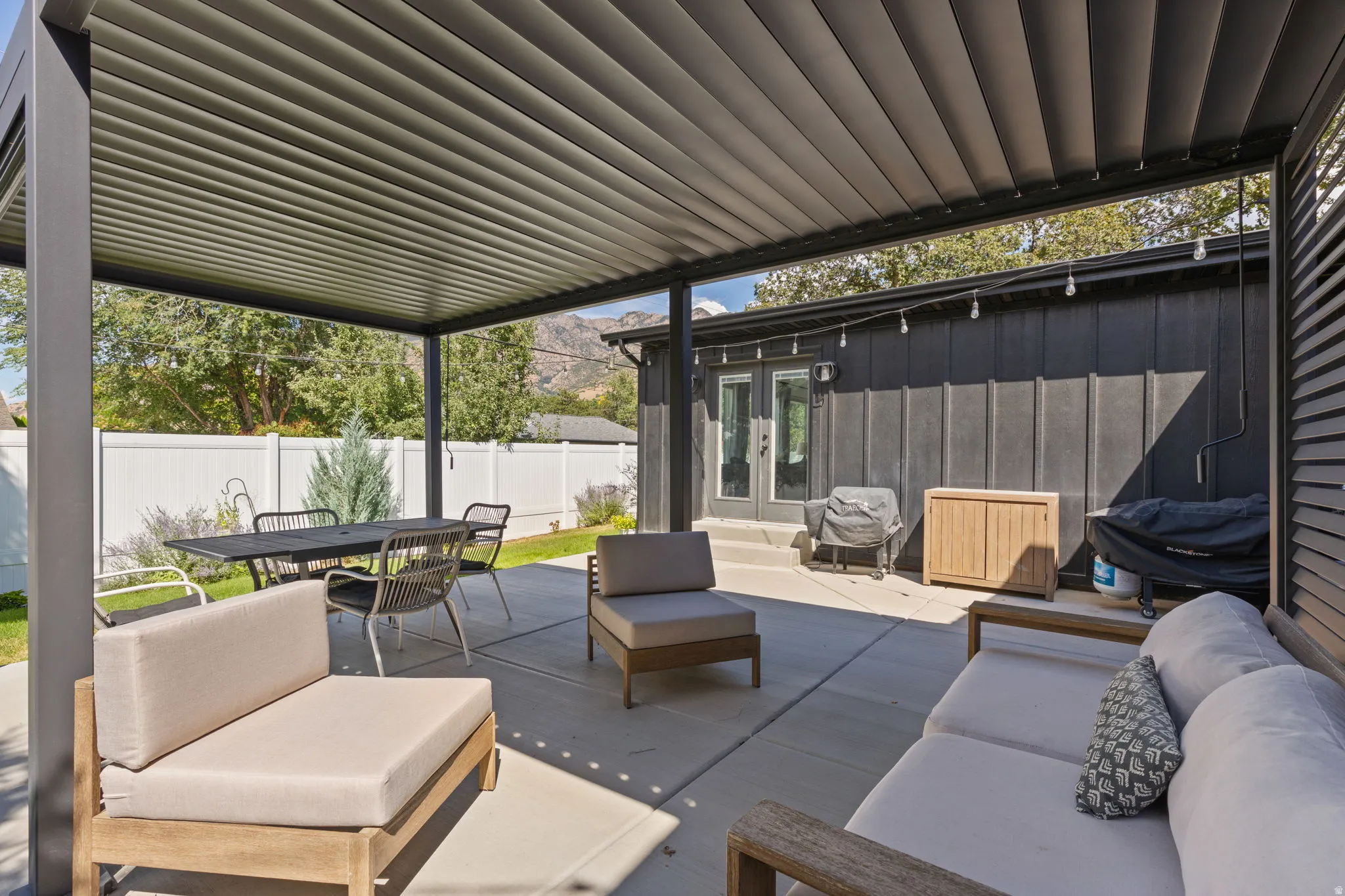 Covered patio