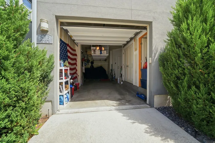 Attached garage