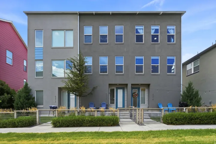 Modern multi-story townhome