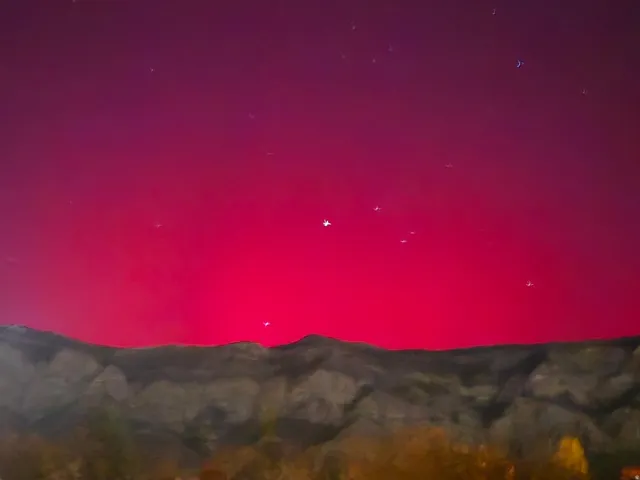 View of Aurora Borealis
