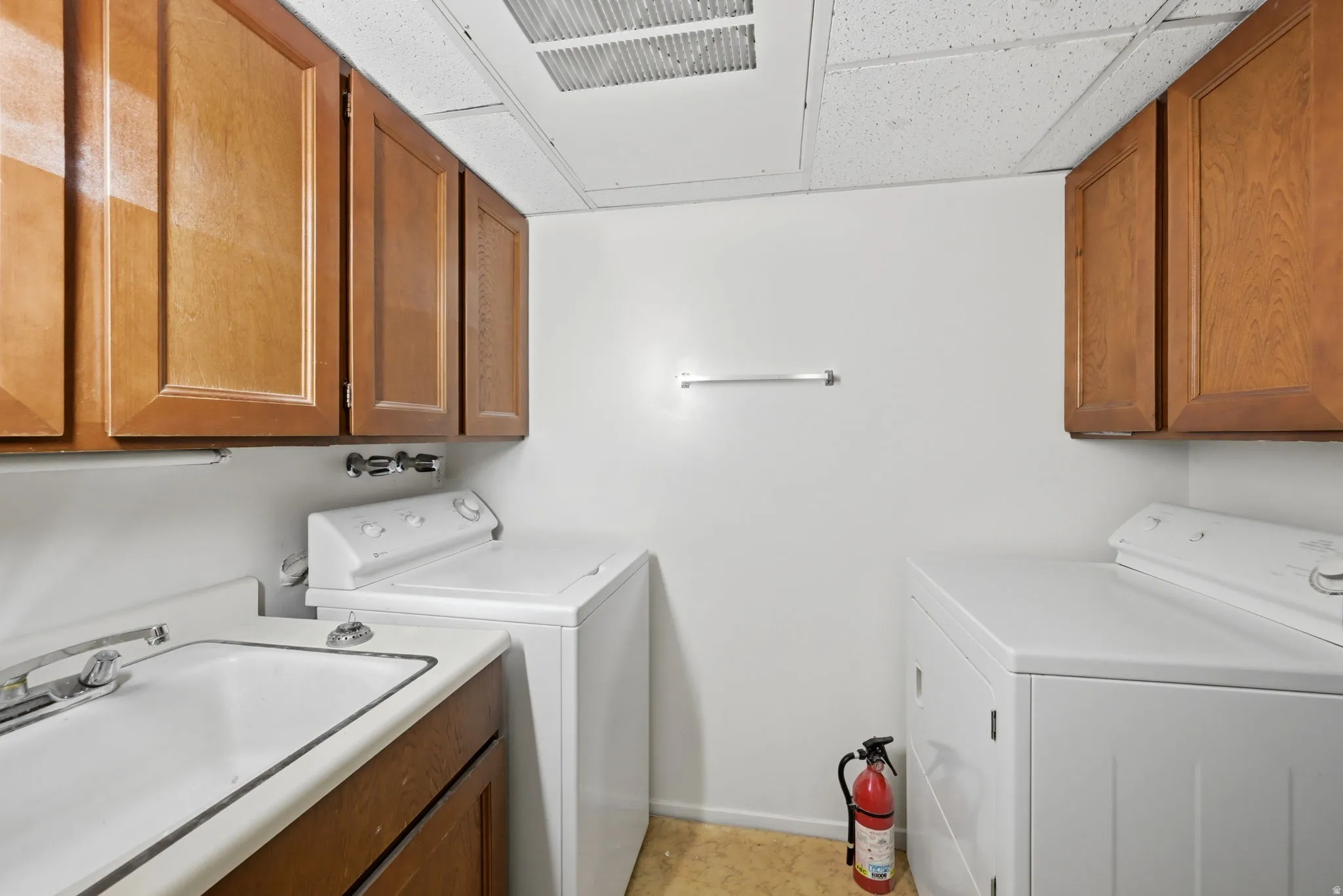 Laundry with sink