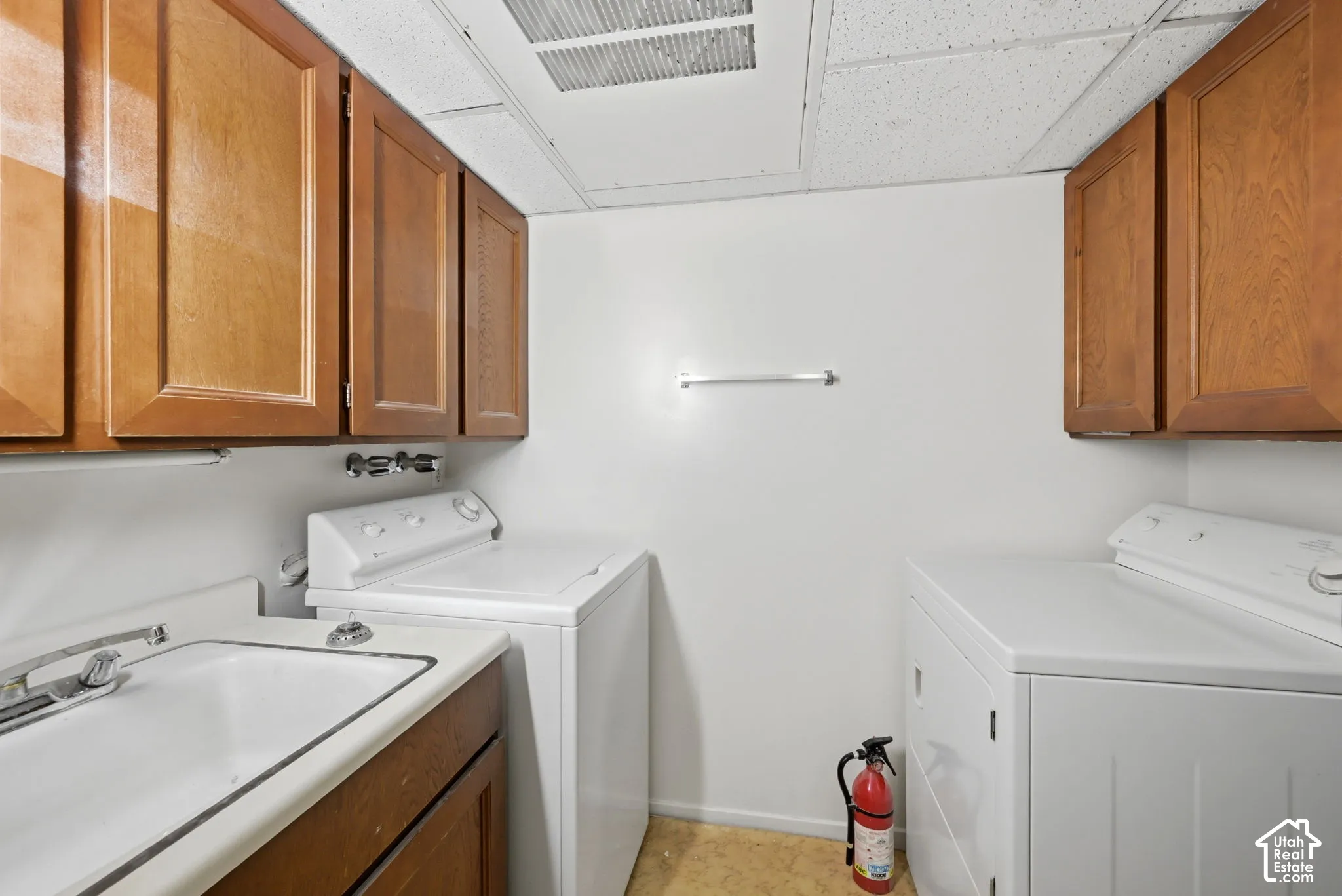 Laundry with sink