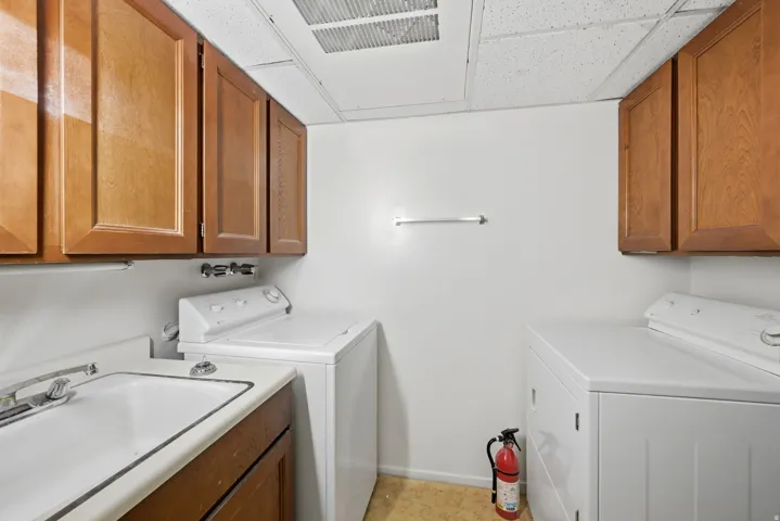 Laundry with sink