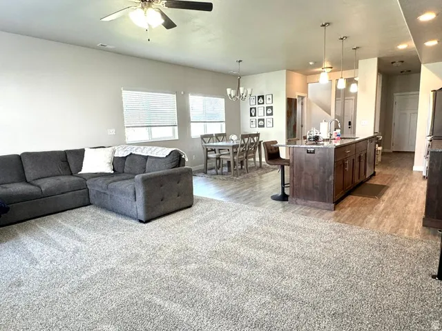 Main common area with lots of natural