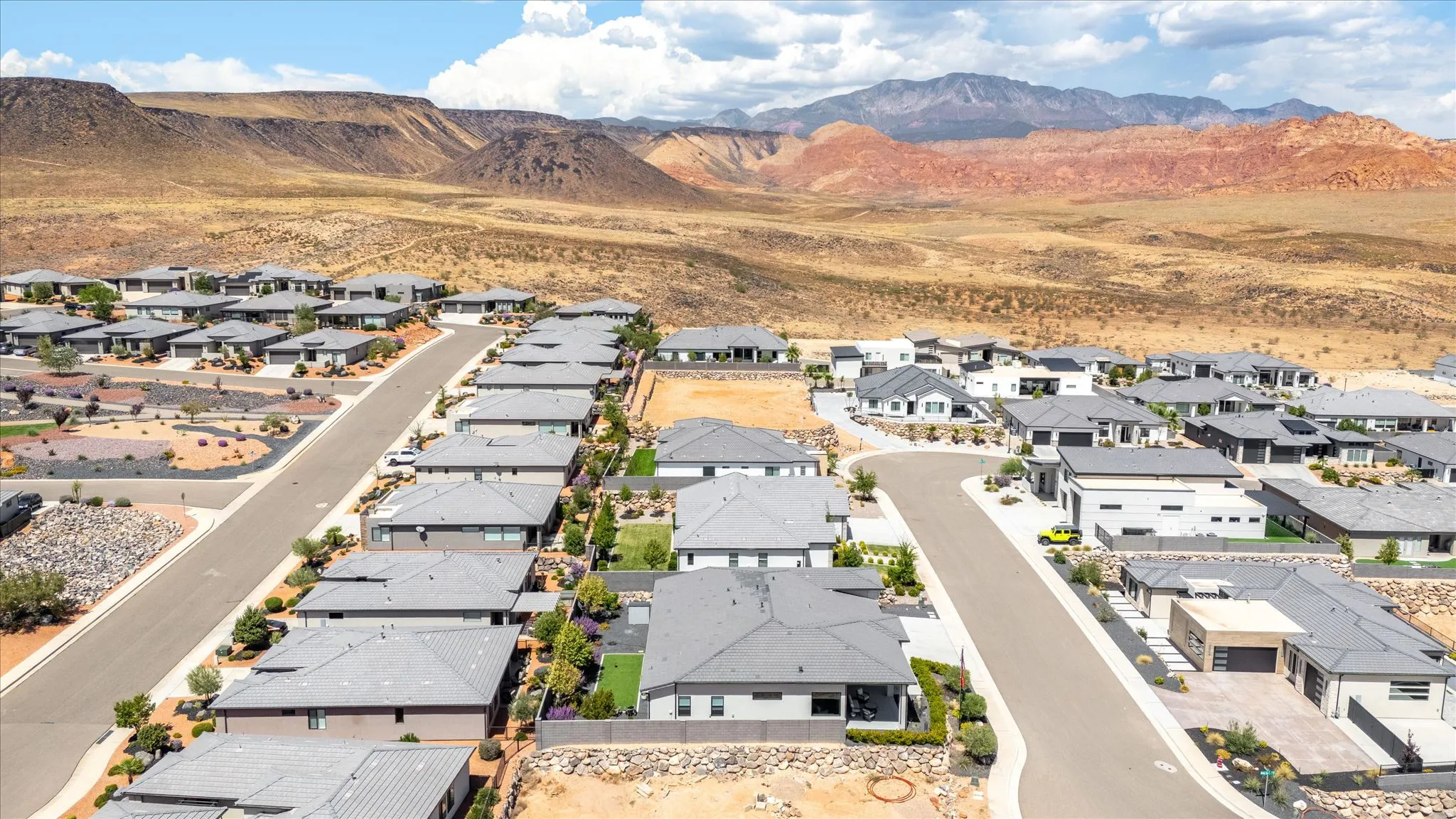 Residential development with diverse modern architecture
