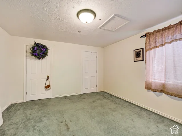 Basement bedroom with 2 closets
