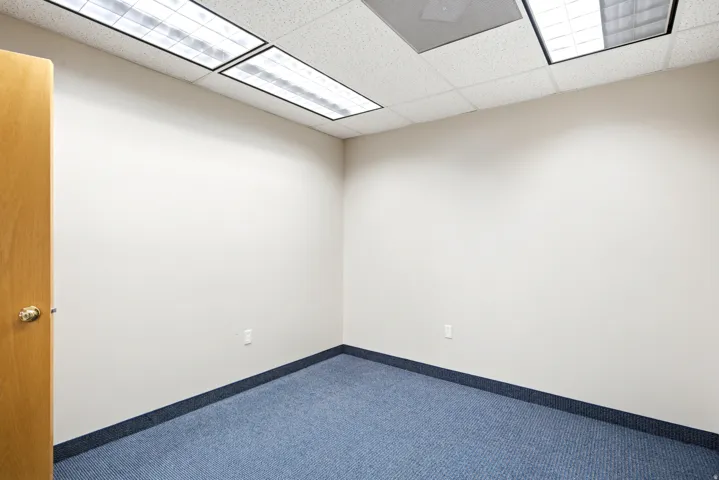 Recessed acoustic ceiling with integrated fluorescent lighting