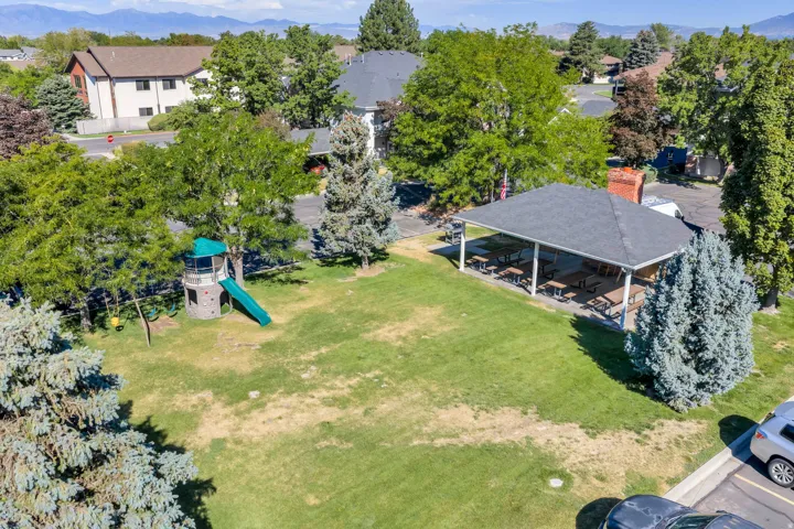 Large grassy play area