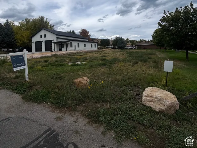 Expansive lot with neighboring house