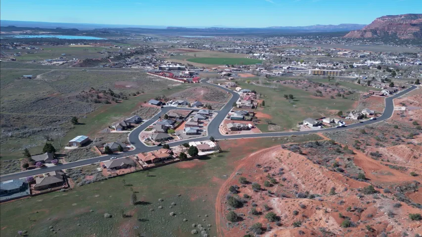 Residential development featuring paved roadways and established homes