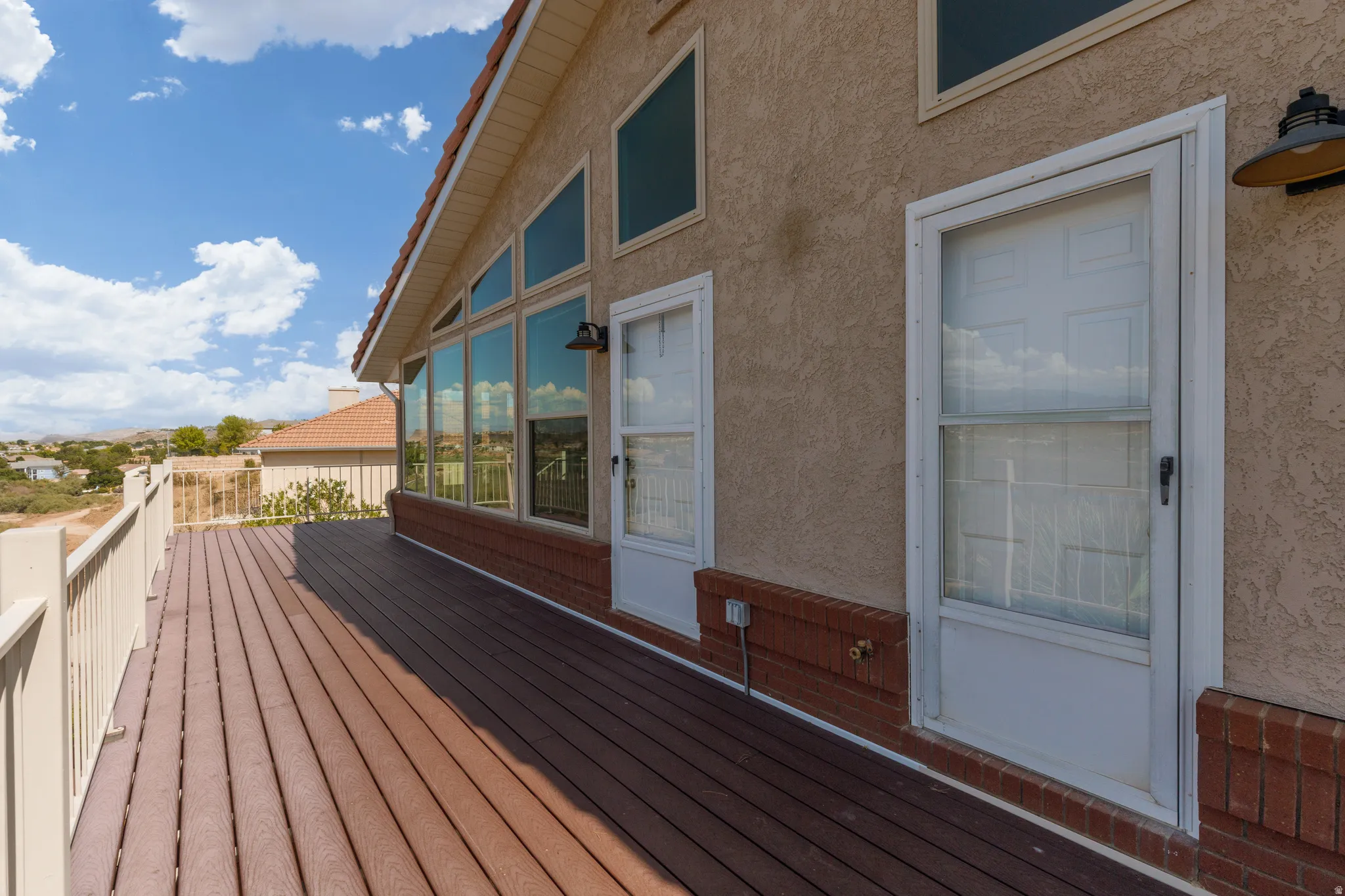 Great room and Primary Bedroom doors to deck