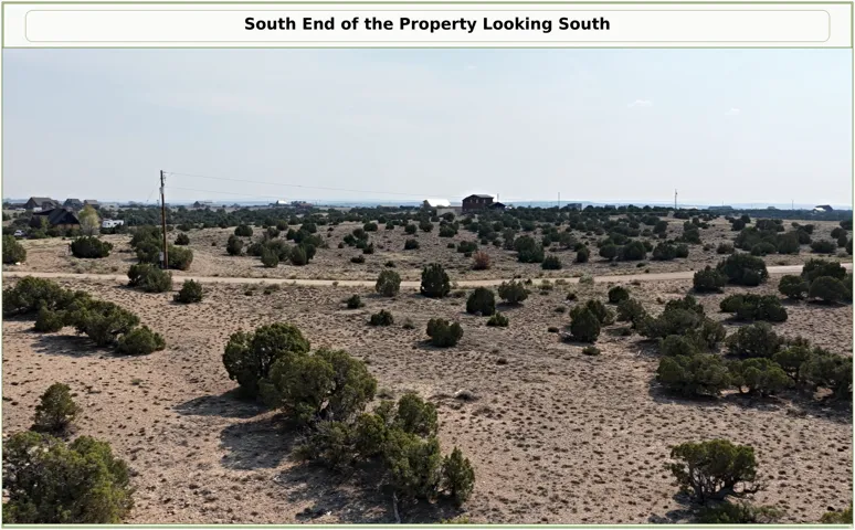 Expansive arid landscape featuring scattered green shrubbery and a distant structure