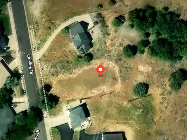 Aerial Map. Illustrating the property's boundaries and surrounding geographical features