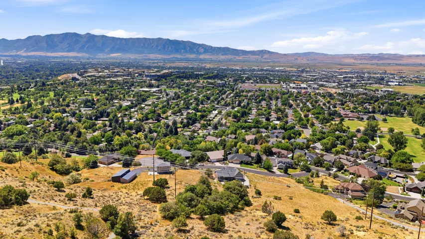 Expansive mountain scenery with a varied terrain