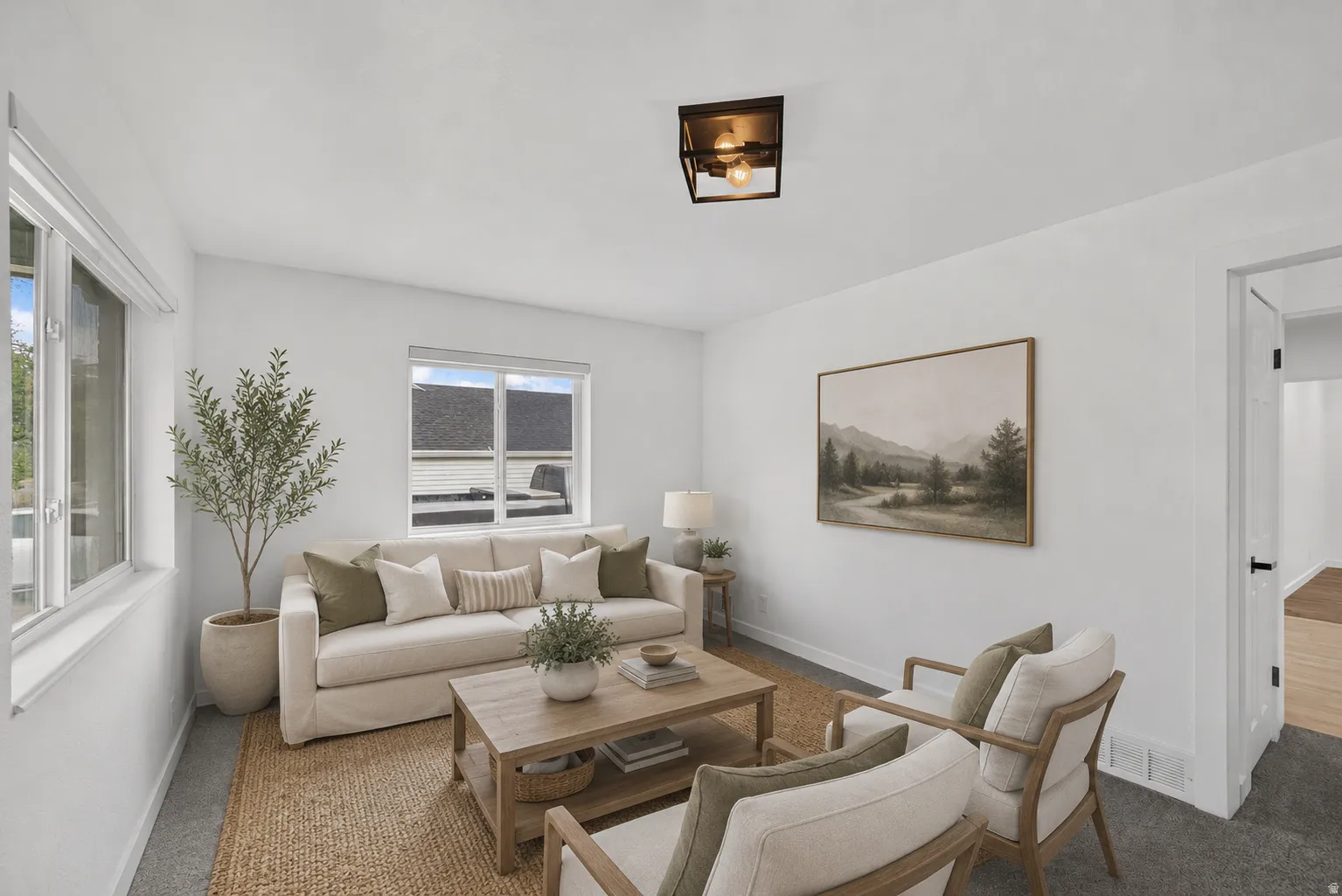 Front room - virtually staged