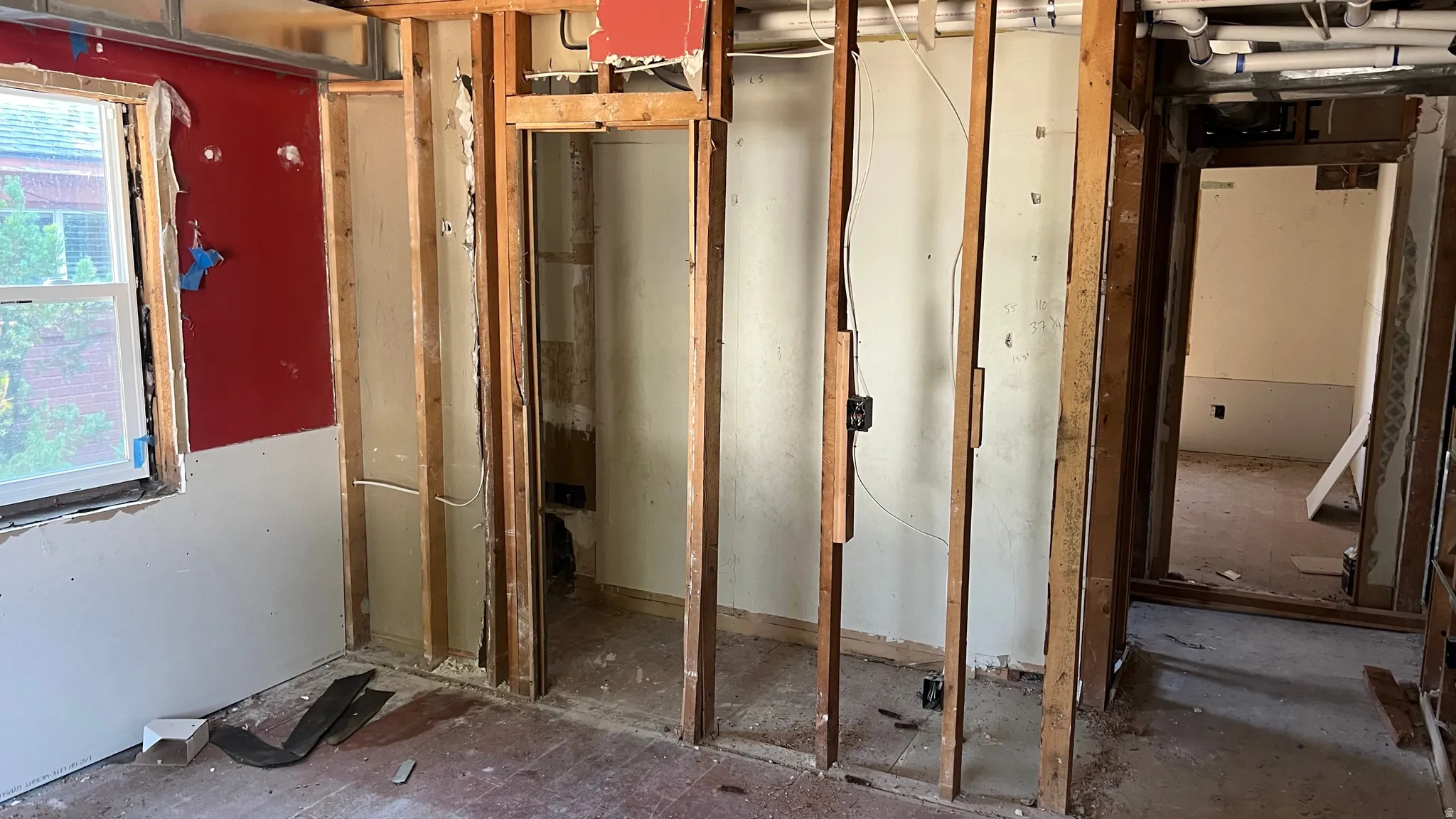Primary Bedroom view towards closet