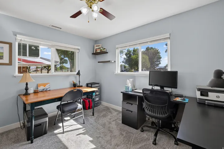 Recessed lighting and ceiling fan fixture