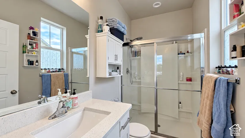 Primary Bathroom with large walk-in shower