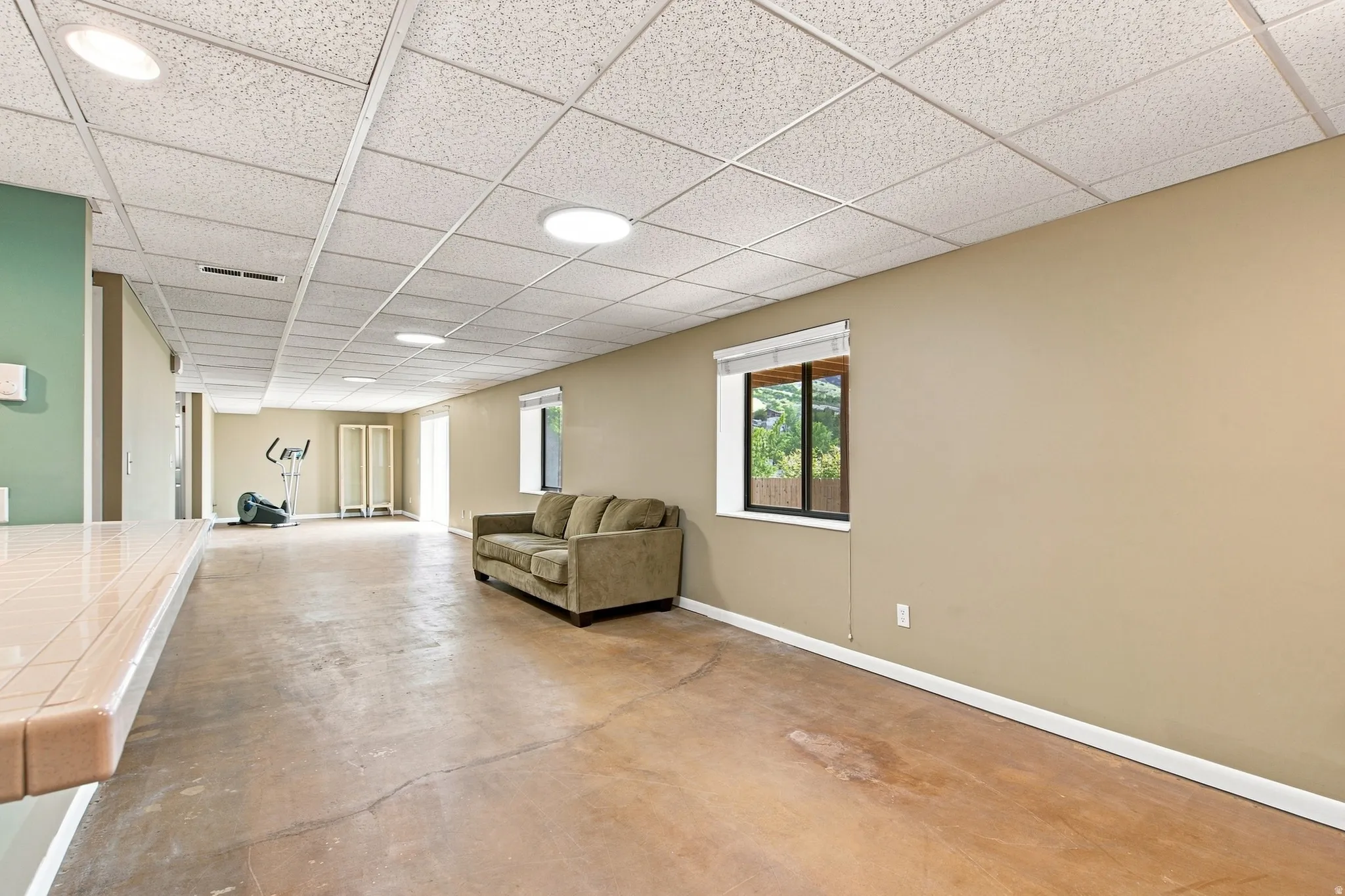 Basement living room