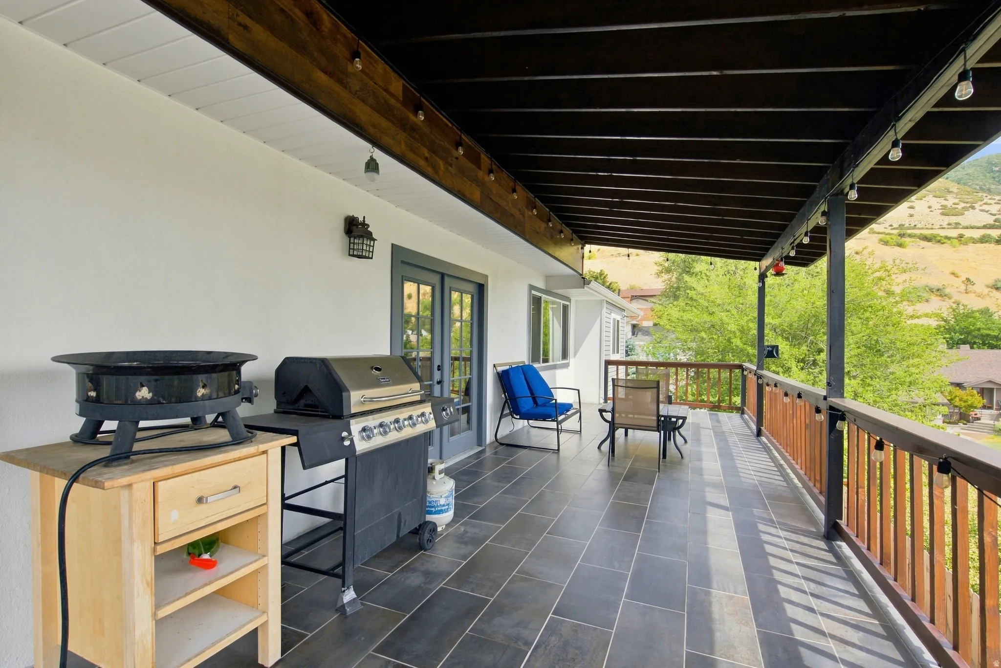Covered deck