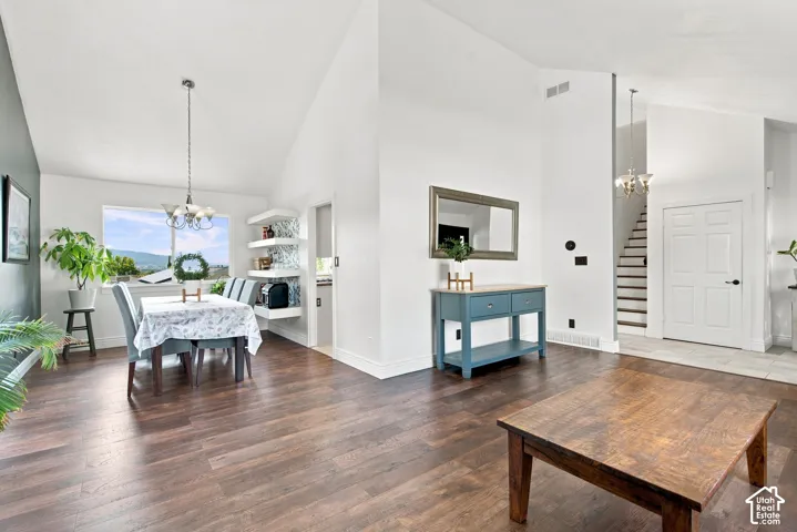 Family room facing formal dining