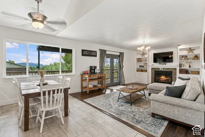 Semi Formal dining and living room Virtually Staged