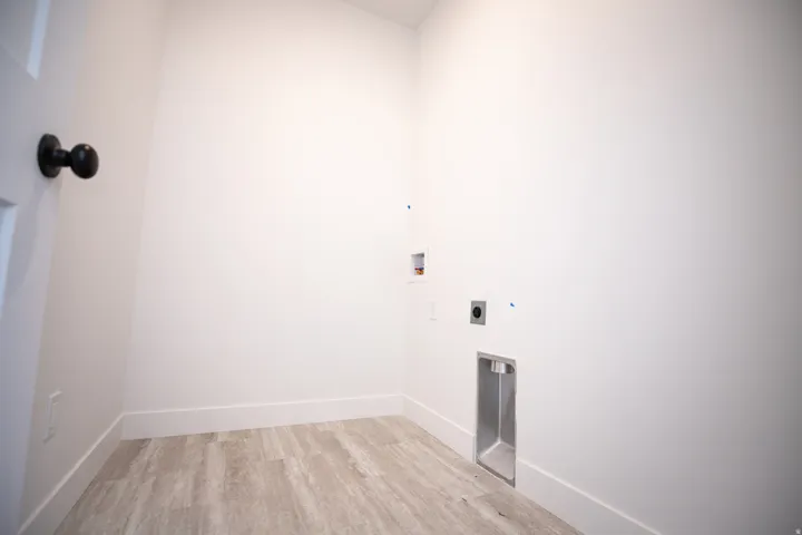 Full-size, dedicated laundry room with washer/dryer hookups.