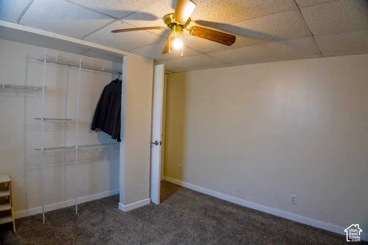Wall-to-wall carpeting and neutral wall tones