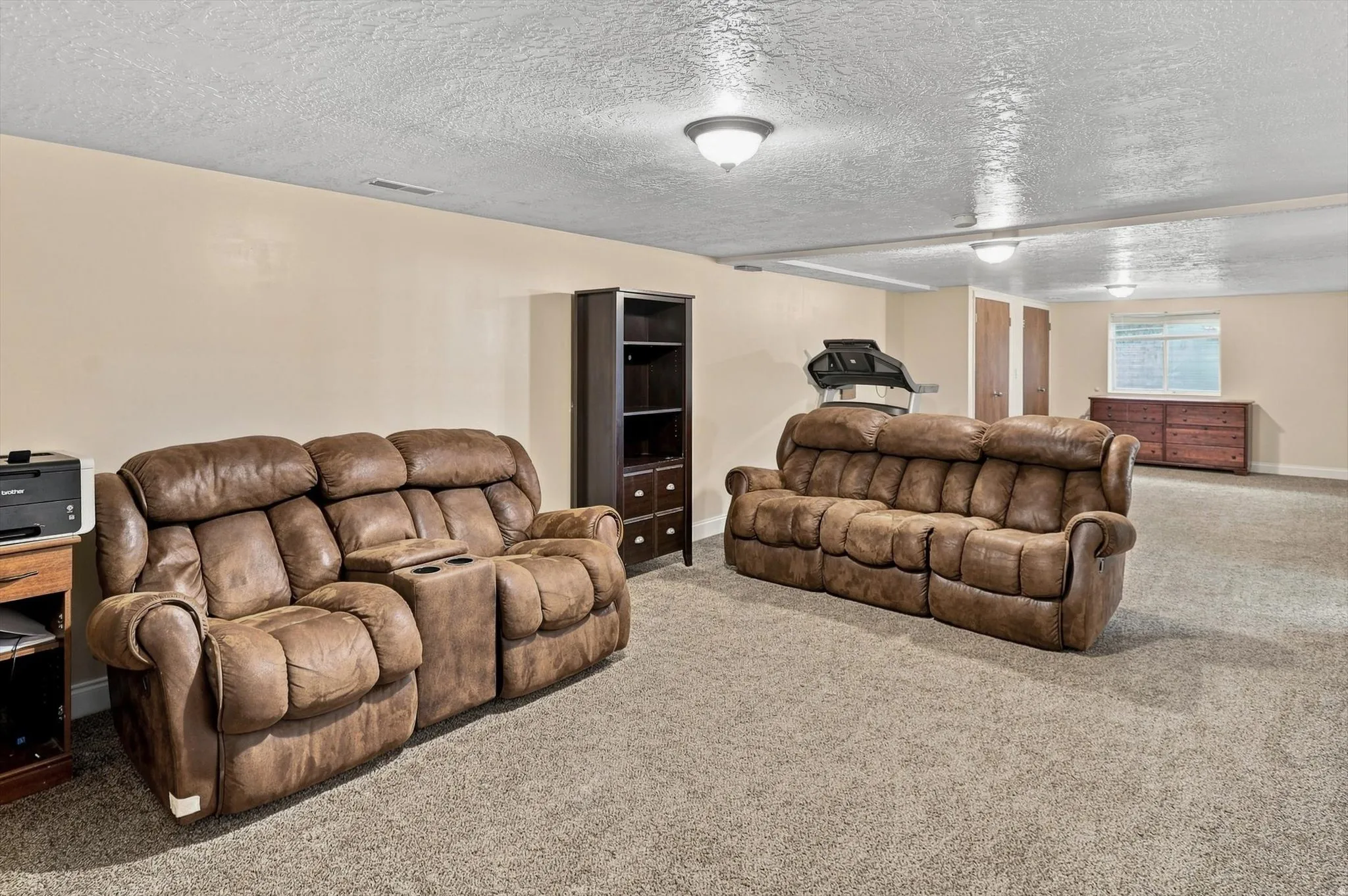 Spacious family room