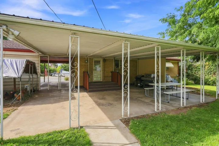 Covered patio