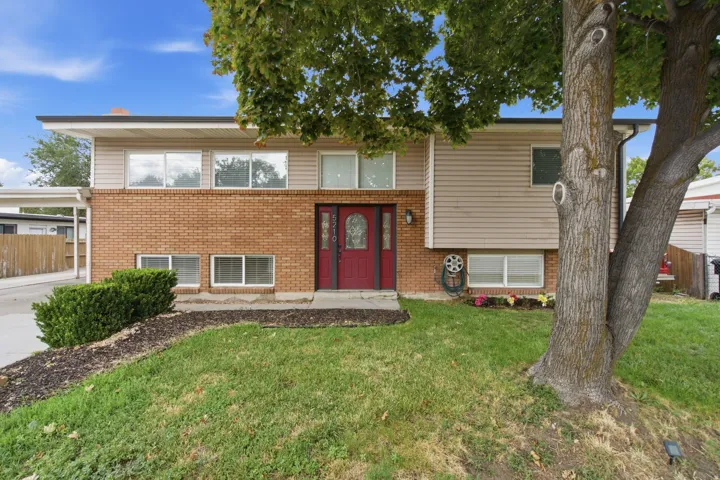 Brick facade with horizontal siding accents