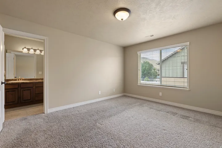 Spacious Master Bedroom leading to Master Bathroom.
