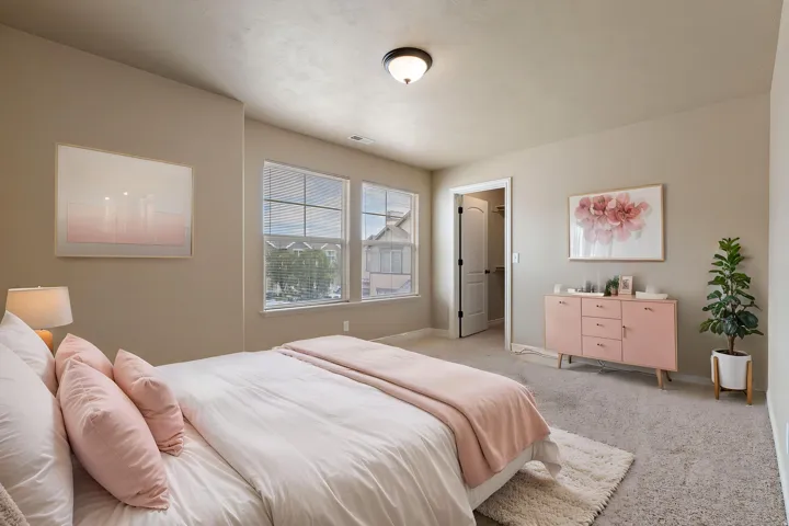 Bedroom #2. Virtually Staged.