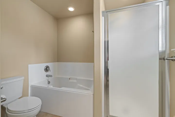 Soaker Tub and Separate Walk-in Shower.