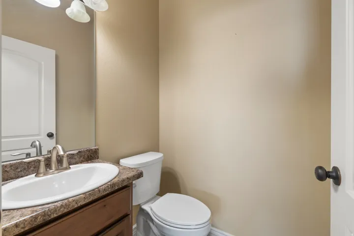 Half Bath on the Main Level.
